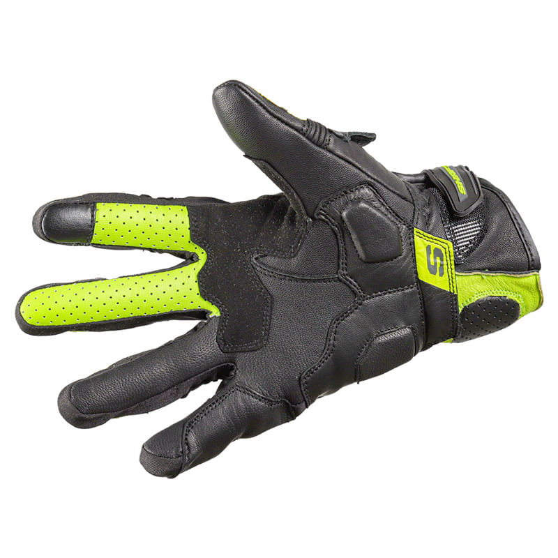 textil-guante-shaft-pista-negro-amarillo-neon