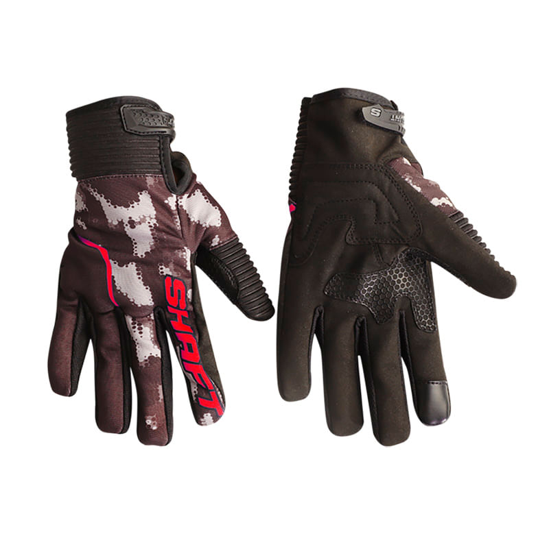 textil-guante-shaft-stunt-dragster-negro-rojo