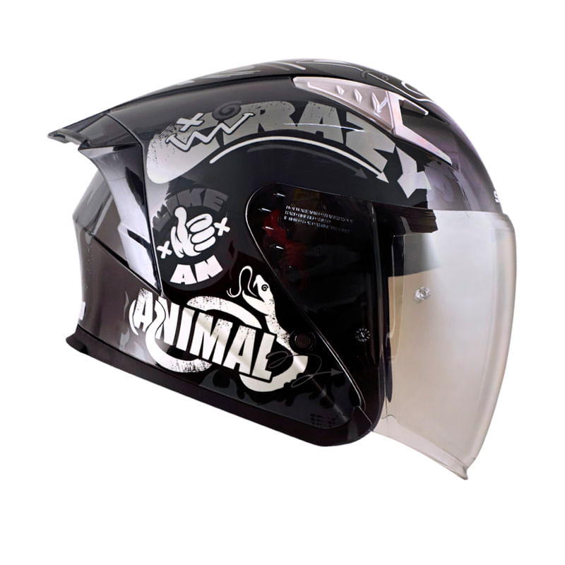 casco-abierto-shaft-sh-226-gt-anymaniac-gris-oscuro-blanco-transparente-iridium-plateado