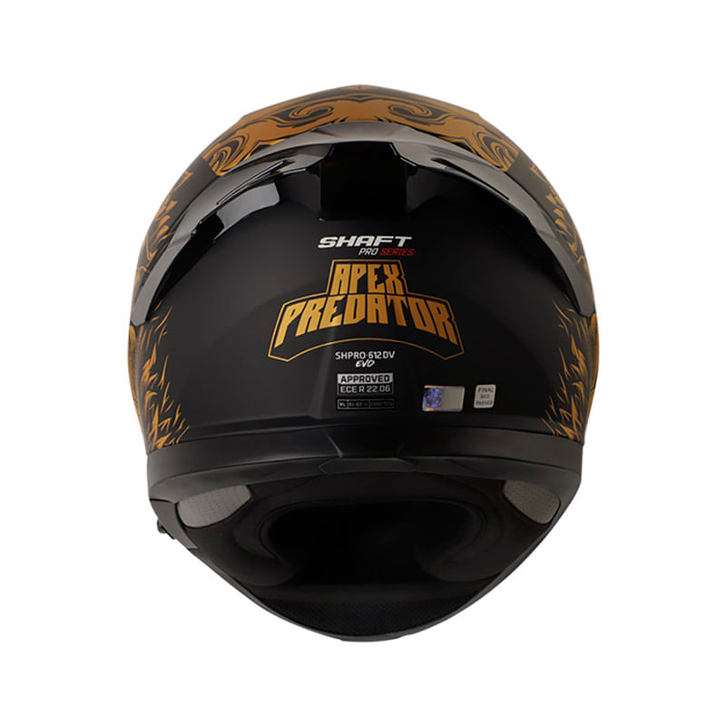 casco-integral-shaft-pro-shpro-612-dv-evo-apex-predator-dorado-negro-humo-claro-iridium-dorado