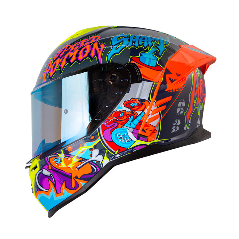 casco-integral-shaft-sh-598gtr-abracadabra-gris-oscuro-naranja-neon-iridium-azul-transparente
