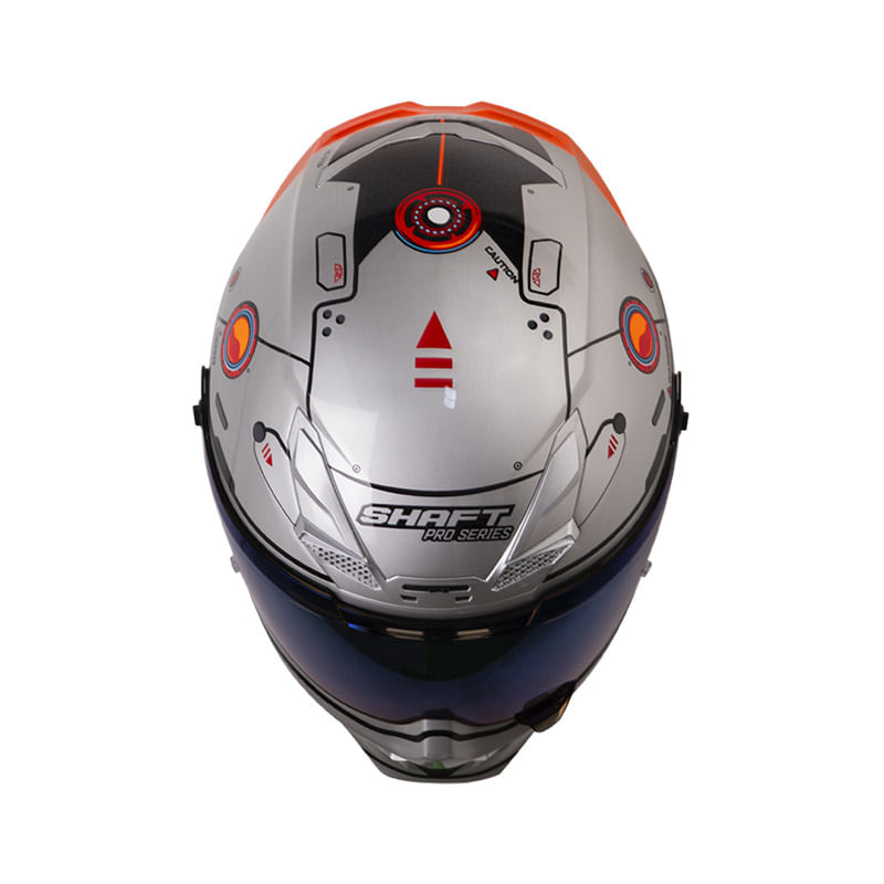 casco-integral-shaft-pro-shpro-615-dv-meckha-cromado-metalico-naranja-neon-humo-claro-iridium-azul