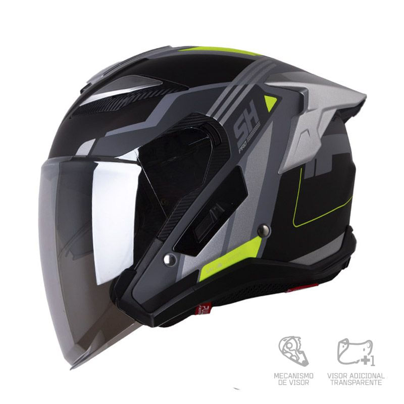 casco-abierto-shaft-pro-shpro-343dv-mayik-gris-oscuro-plateado-humo-claro-iridium-plateado