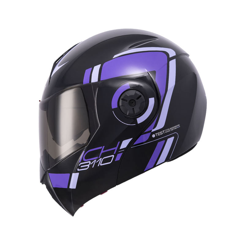 casco-abatible-ich-3110-luxine-negro-morado-claro-humo
