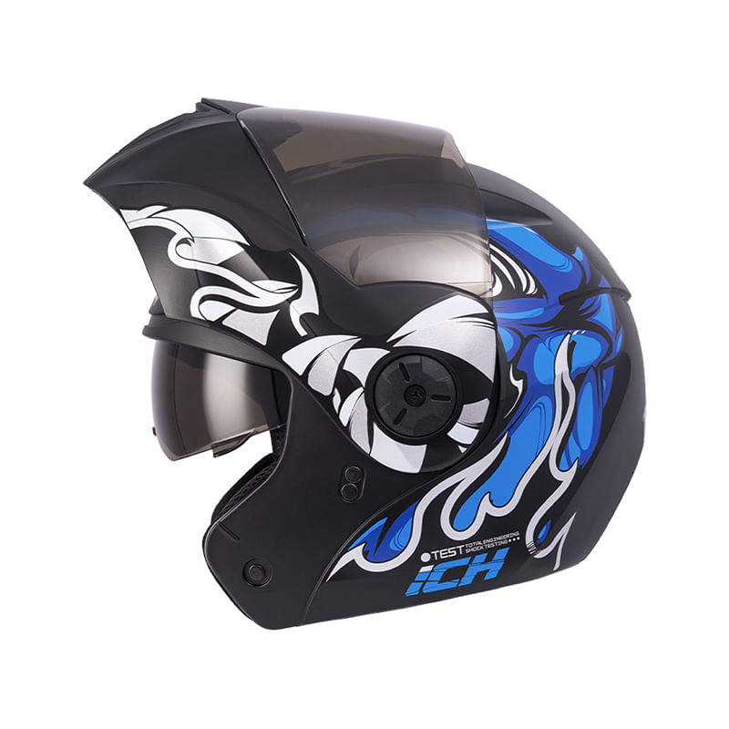 casco-abatible-ich-3110-vibor-negro-plateado-humo