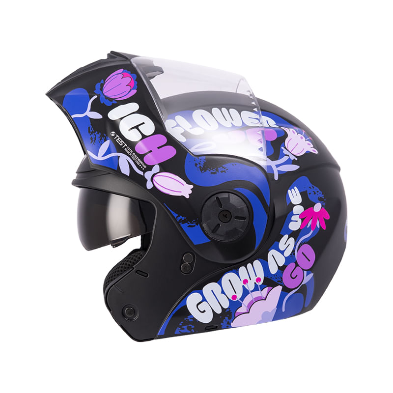 casco-abatible-ich-3110-s-flower_up-negro-morado-transparente