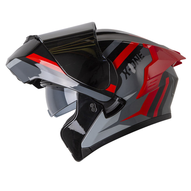 casco-abatible-x-one-x-3000rs-creator-negro-rojo-humo-iridium-plateado