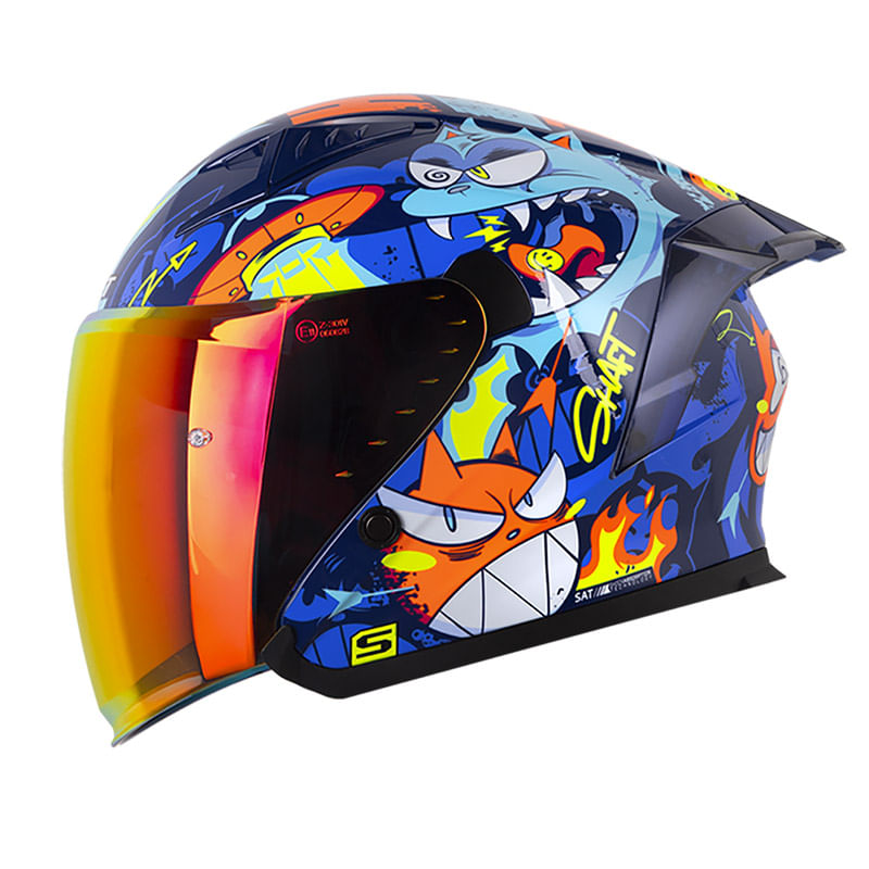 casco-abierto-shaft-sh-226-gt-invader-azul-oscuro-naranja-neon-humo-revo-rojo