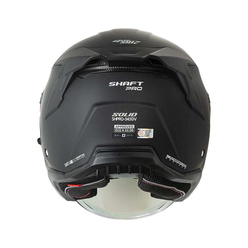 casco-abierto-shaft-pro-shpro-343dv-solid-negro-plateado-humo-iridium-plateado