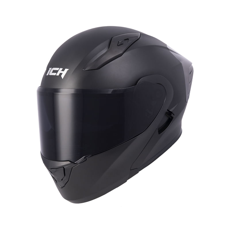 casco-abatible-ich-3130-solid-negro-plateado-humo