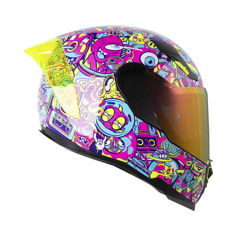casco-integral-shaft-sh-562-r-toon-world-morado-amarillo-neon-humo-claro-iridium-morado