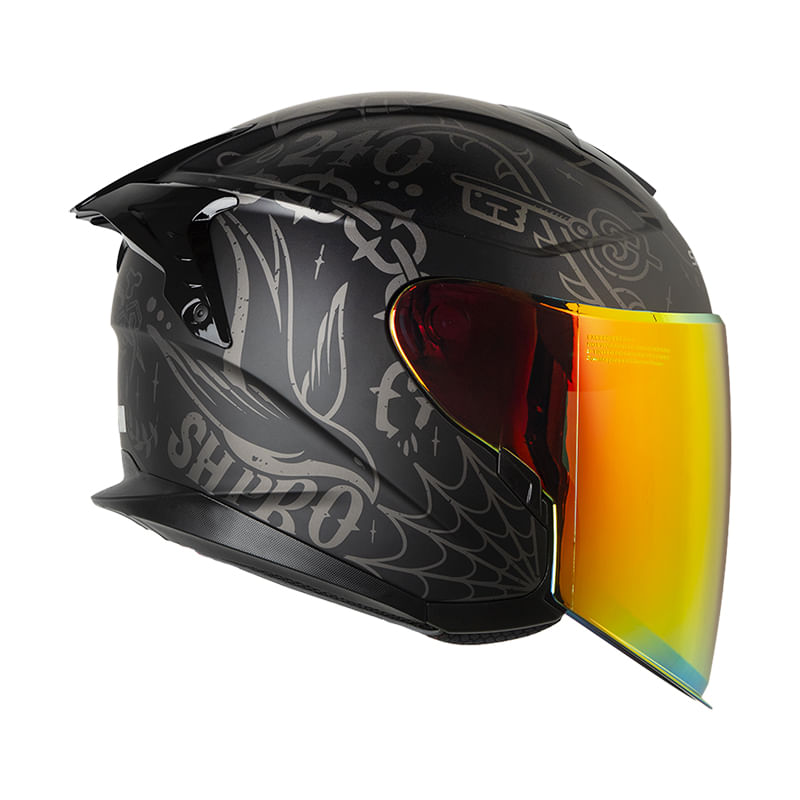 casco-abierto-shaft-pro-shpro-240dv-classic-negro-gris-oscuro-humo-revo-rojo
