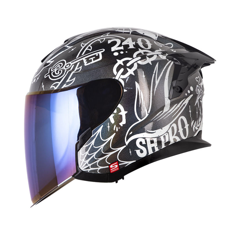 casco-abierto-shaft-pro-shpro-240dv-classic-camaleon-gris-oscuro-blanco-humo-claro-iridium-azul