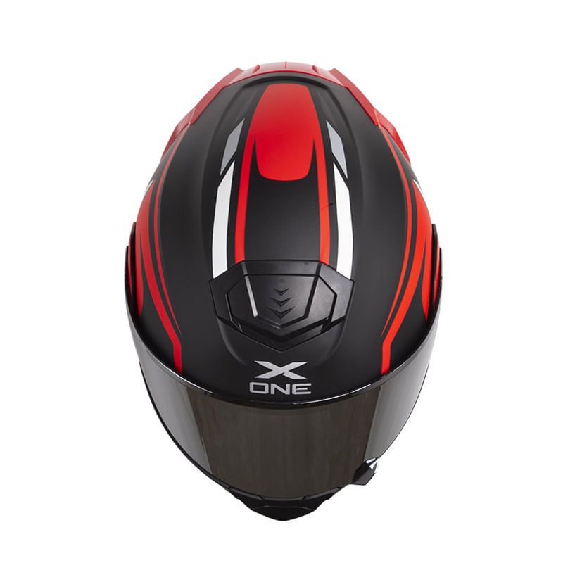 casco-abatible-x-one-x-3000rs-clarux-negro-rojo-humo-claro-iridium-plateado