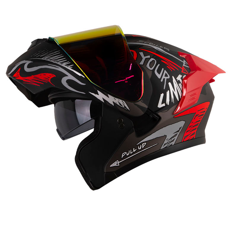 casco-abatible-x-one-x-3000rs-light-up-negro-rojo-humo-revo-rojo