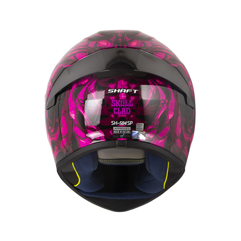 casco-integral-shaft-sh-584-sp-skull-clad-negro-fucsia-humo-claro-iridium-azul