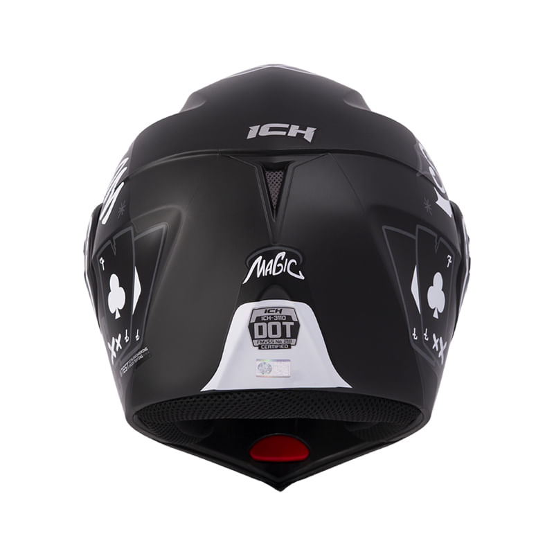 casco-abatible-ich-3110-magic-negro-blancogris-oscuro-humo