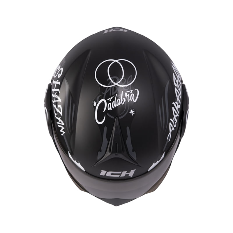 casco-abatible-ich-3110-magic-negro-blancogris-oscuro-humo