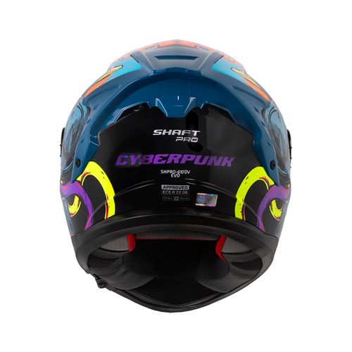 Casco SHAFT PRO SHPRO 610 DV EVO Cyberpunk