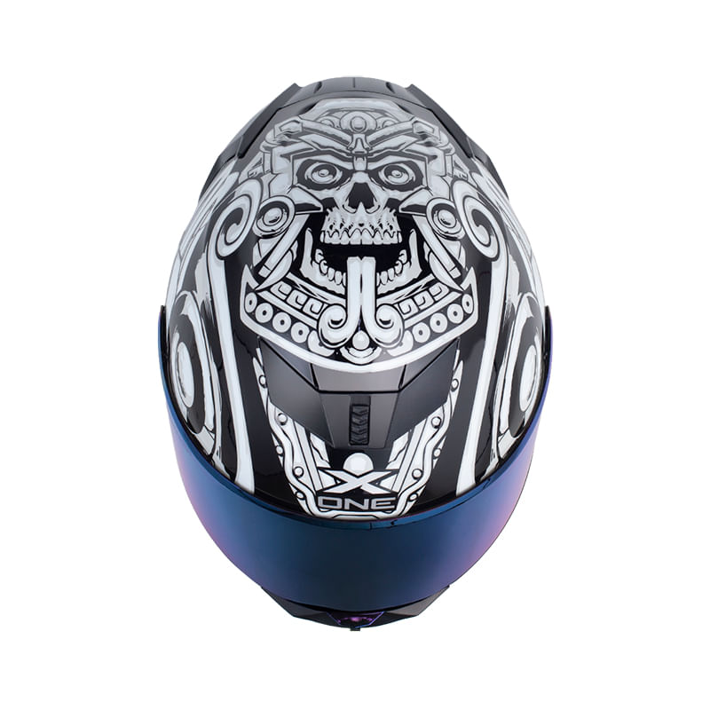 casco-integral-x-one-x-500-rs-chaac-negro-blanco-humo-claro-iridium-azul
