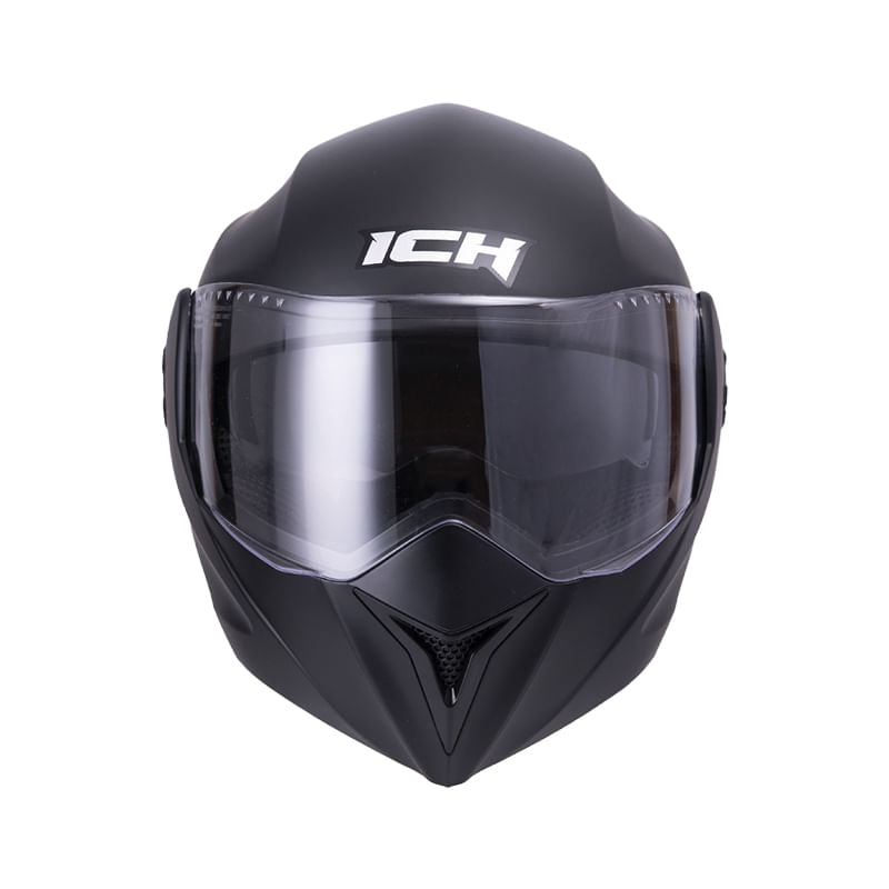 casco-abatible-ich-3110-s-solid-negro-transparente