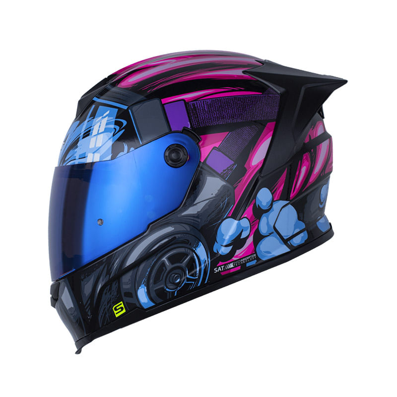 casco-integral-shaft-sh-502-sp-biohazard-negro-fucsia-humo-claro-iridium-azul