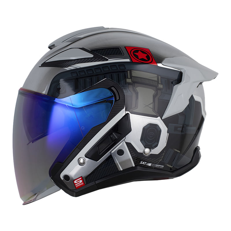 casco-abierto-shaft-pro-shpro-343dv-airforce-cromado-metalico-gris-oscuro-humo-claro-iridium-azul