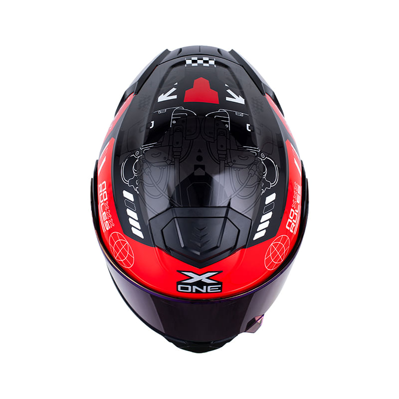 casco-abatible-x-one-x-3000rs-cbr-negro-rojo-humo-claro-iridium-azul