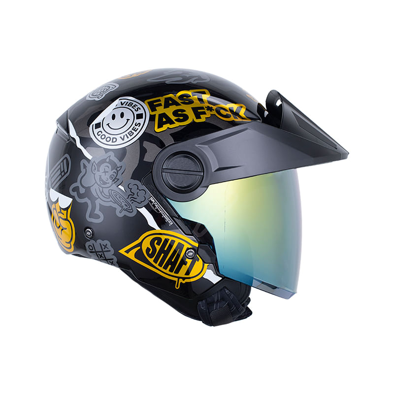 casco-abierto-shaft-sh-212-paste-negro-holografico-dorado-humo-iridium-dorado