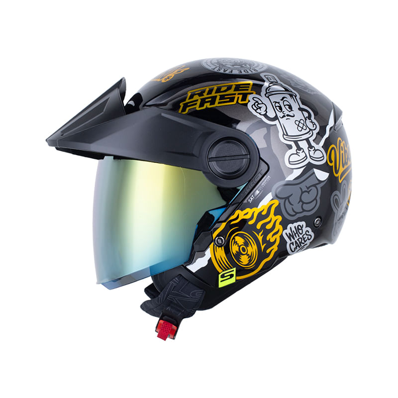 casco-abierto-shaft-sh-212-paste-negro-holografico-dorado-humo-iridium-dorado