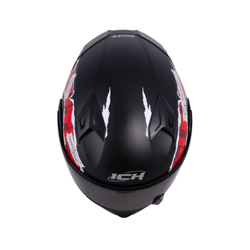 casco-abatible-ich-3120-grinder-negro-rojo-oscurogris-claro-humo