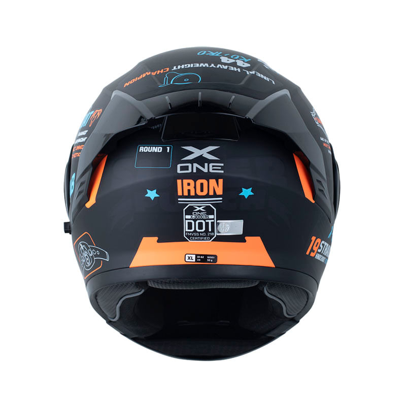 casco-abatible-x-one-x-3000rs-iron-negro-naranja-neon-humo-claro-iridium-azul