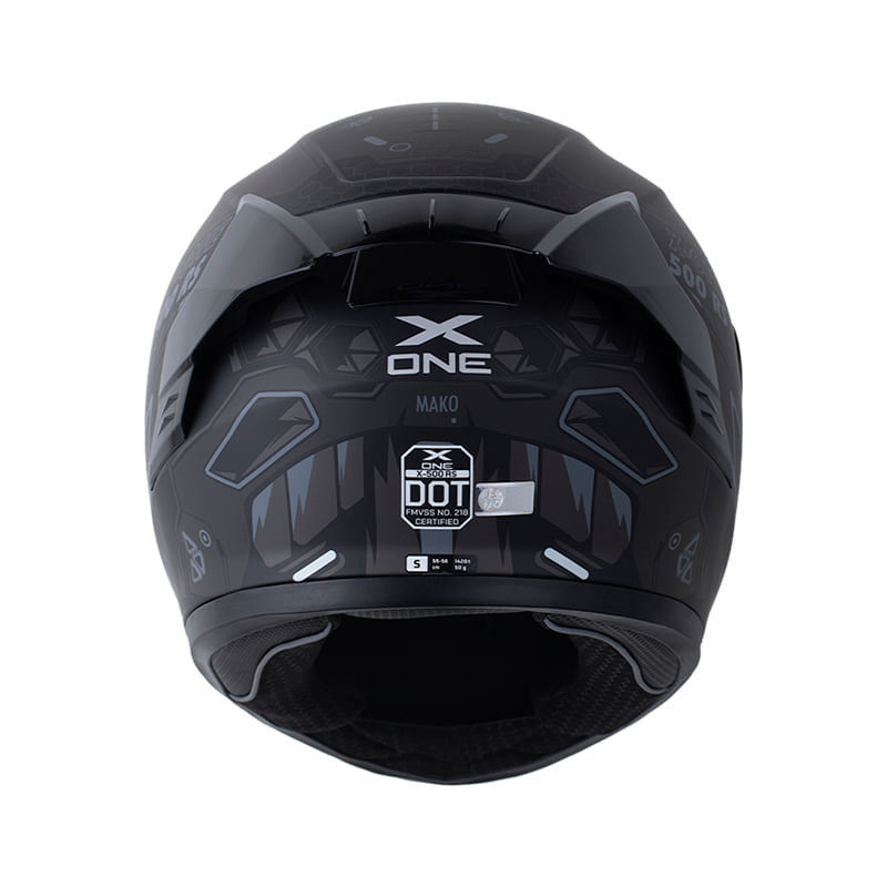 casco-integral-x-one-x-500-rs-mako-gris-oscuro-gris-oscuro-humo-claro-iridium-azul