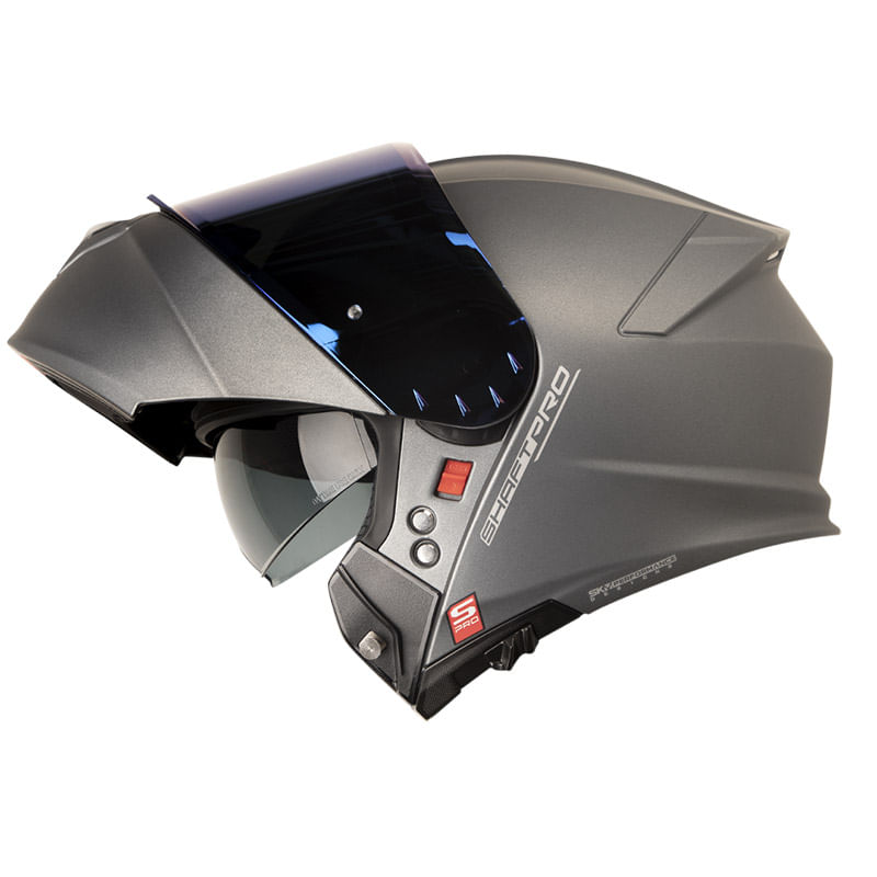 casco-abatible-shaft-pro-4000dv-evo-solid-titanio-plateado-humo-claro-iridium-azul