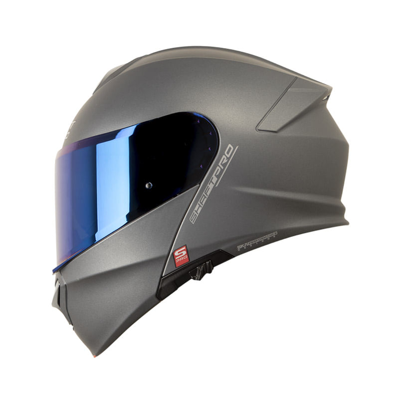 casco-abatible-shaft-pro-4000dv-evo-solid-titanio-plateado-humo-claro-iridium-azul